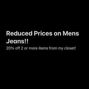 Markdowns on Mens Levi’s and Lee Jeans